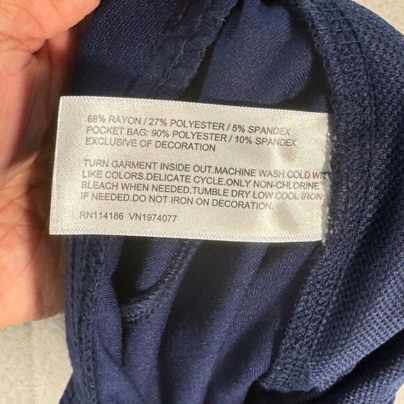 Prince Pickleball Sweatpants Men's 2XL XXL Blue Navy Ponte Slim Pants Sport - Picture 11 of 13